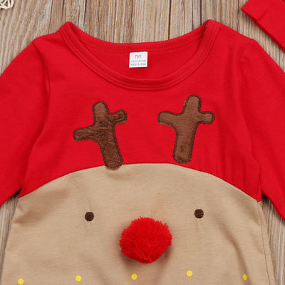 Mameluco Navideño con Diseño de Reno - Image 4