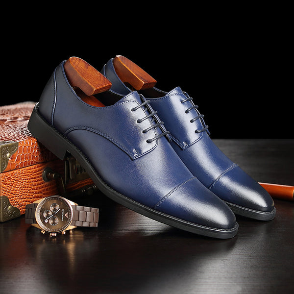 Zapatos de Negocios Estilo Británico para Hombre