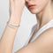 Pulsera de Plata Esterlina 925 Diseño de Rayas 3mm