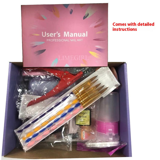 Kit Completo de Polvo Acrílico y Líquido Crystal para Uñas Francesas - 42 Colores con Base Selladora - Image 7
