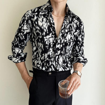 Camisa Slim Estampada Personalizada para Hombre - Image 2