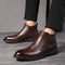 Botas de Cuero Casual Elegantes Talla Grande - Diseño Cruzado Moderno