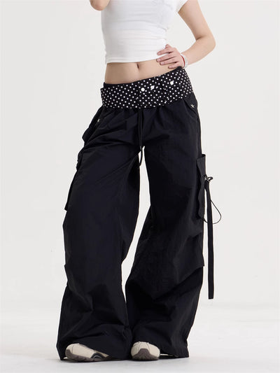 Pantalones Vaqueros Retro Americano Cintura Alta Pierna Ancha - Image 7