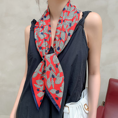Pañuelo de Seda Twill Grande 90cm para Mujer - Image 29