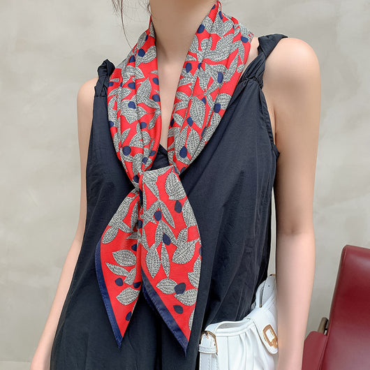 Pañuelo de Seda Twill Grande 90cm para Mujer - Image 29