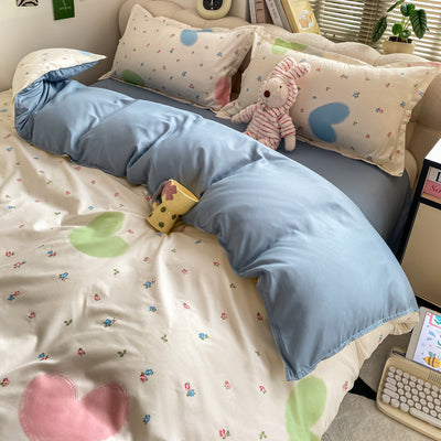 Funda Nórdica de Algodón Lavado para Cama de Estudiante - Image 21