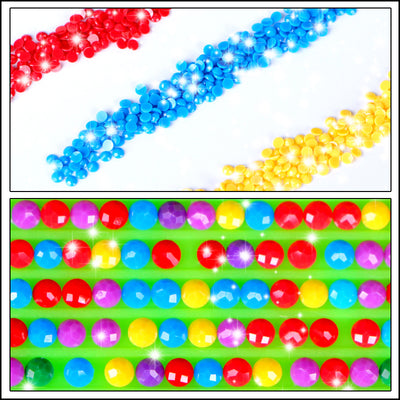 Pintura de Diamantes Círculo y Cuadrado con Abuela y Gato Bordados - Image 4