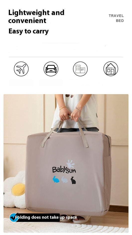 Corral Plegable de Aluminio para Bebé con Almacenamiento - Image 14