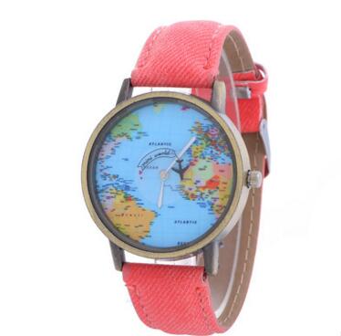 Reloj con Correa de Lona y Esfera con Mapa - Image 7