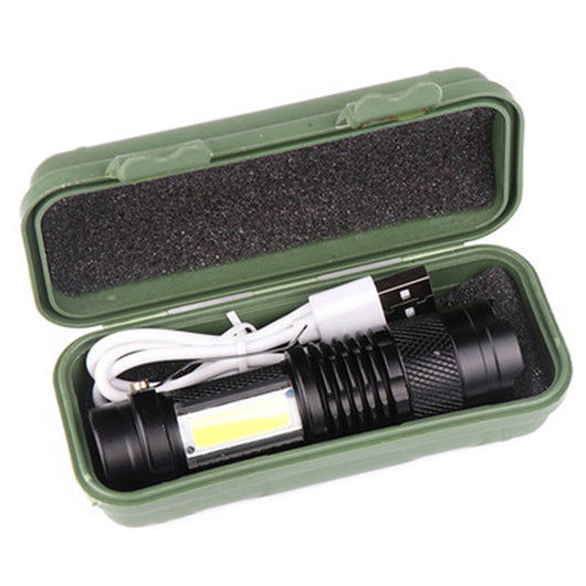 Linterna LED Portátil SK68-COB con Zoom y Enfoque Ajustable - Image 7