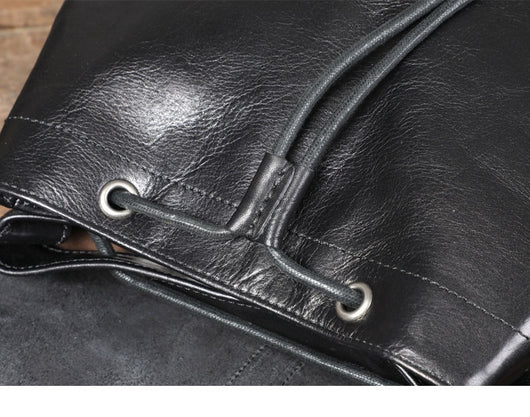 Mochila de Cuero Premium Gran Capacidad - Image 9