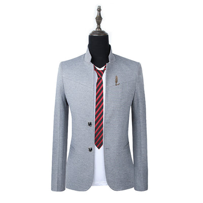 Abrigo Casual Slim Fit de Color Liso para Hombre - Image 12