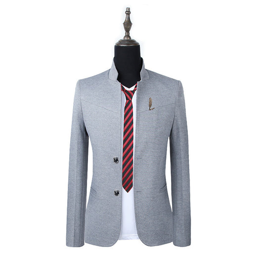 Abrigo Casual Slim Fit de Color Liso para Hombre - Image 12