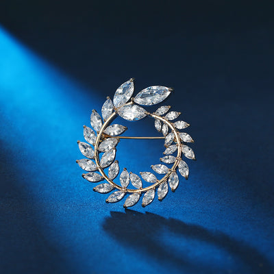 Broche Redondo de Sauce con Temperamento Europeo y Americano - Image 9