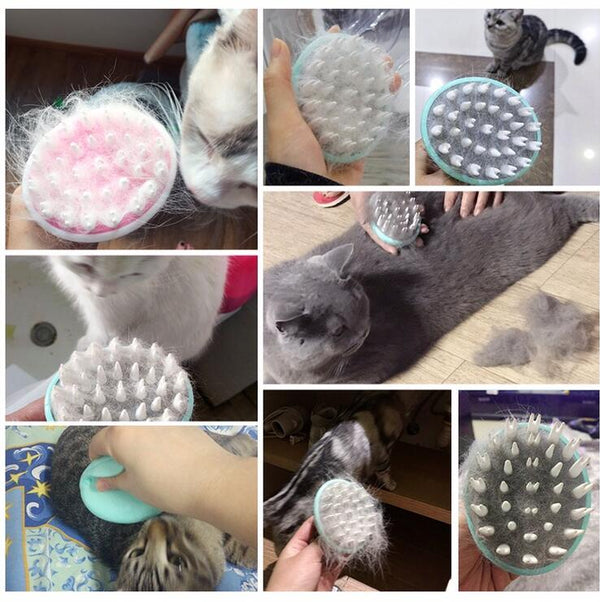 Cepillo de Masaje para Baño de Mascotas - Peine Grooming Perros