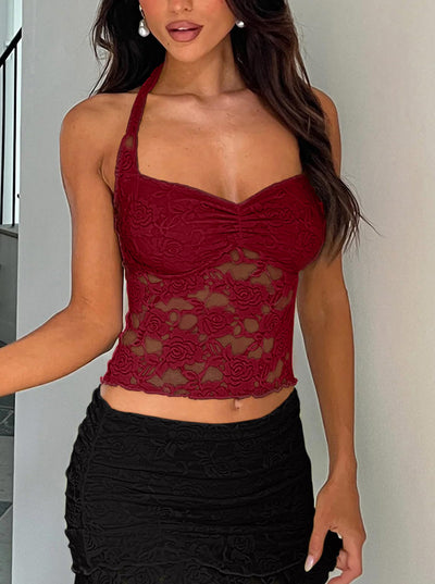 Suspensor de Encaje Hueco para Mujer - Diseño Sexy y Adorable - Image 27