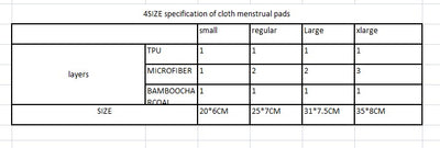 Toalla Sanitaria Reutilizable con Carbón de Bambú para Menstruación - Image 21
