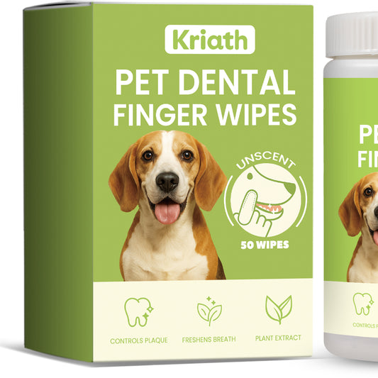 Toallitas Dentales para Mascotas Kriath
