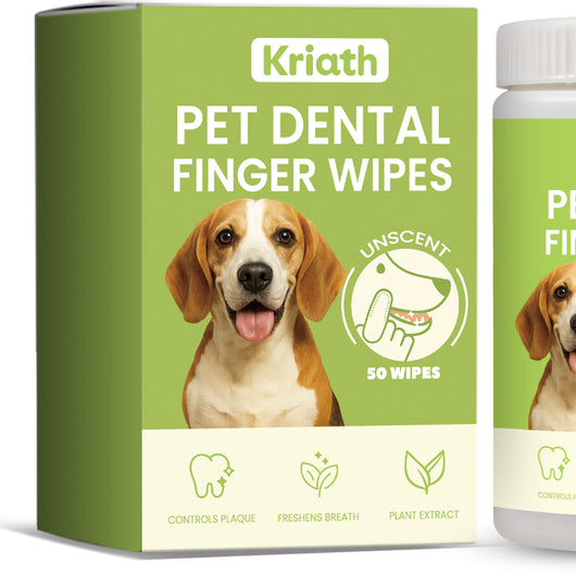 Toallitas Dentales para Mascotas Kriath