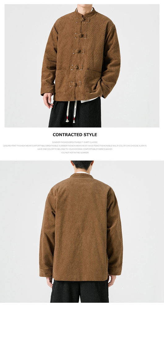 Chaqueta de Pana Han Mejorada - Abrigo Versátil de Algodón - Image 23