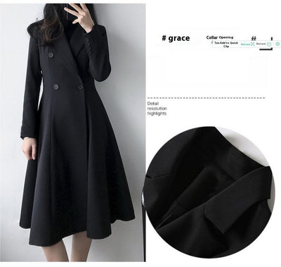 Abrigo Trench Coat Largo Talla Grande para Mujer - Colección Otoño - Image 18