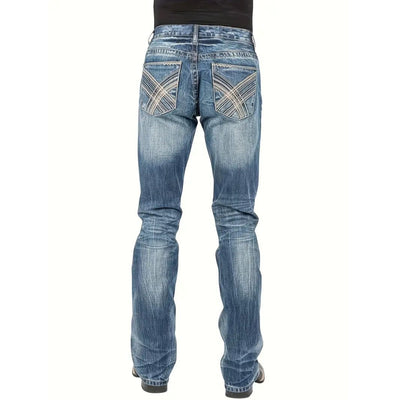 Jeans Rectos de Estilo Urbano para Hombre - Image 3