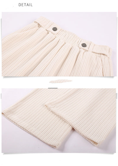 Pantalón Casual de Pana Talle Alto Recto - Image 14