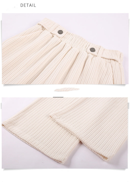 Pantalón Casual de Pana Talle Alto Recto - Image 14