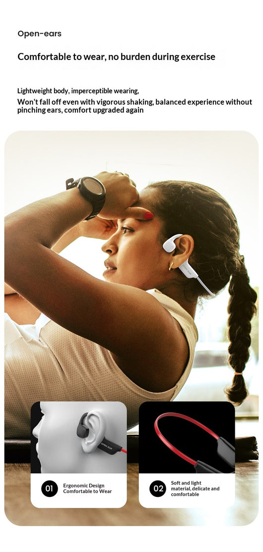Auriculares Deportivos Inalámbricos con Cancelación de Ruido y Conducción Ósea - Image 17