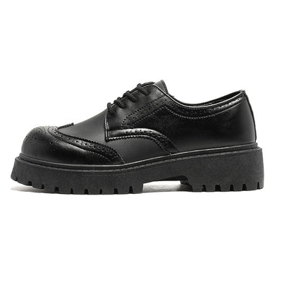 Zapatos de Cuero Casual con Tallado Brogue para Hombre - Image 5