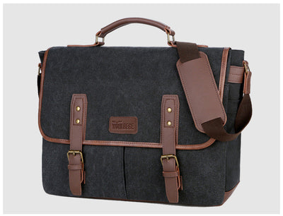 Bolsa Mensajera de Lona para Viajes - Portátil y Resistente - Image 13