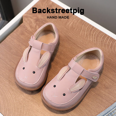 Zapatos de Cuero para Niñas Antideslizantes con Suela Suave - Diseño Princesa - Image 3