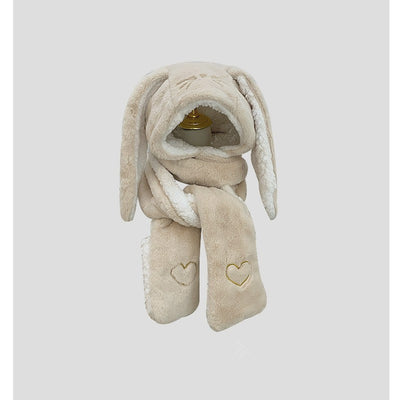Gorro y Bufanda 2 en 1 con Orejas Largas y Forro Polar Cálido - Image 10