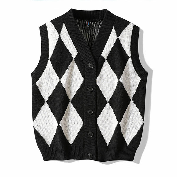 Chaleco de Lana V-Escote para Hombre - Comodidad Otoño e Invierno - Image 5