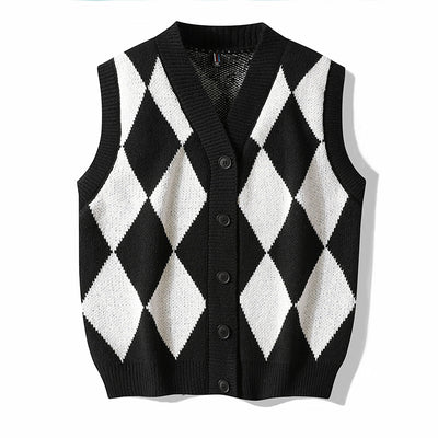 Chaleco de Lana V-Escote para Hombre - Comodidad Otoño e Invierno - Image 5