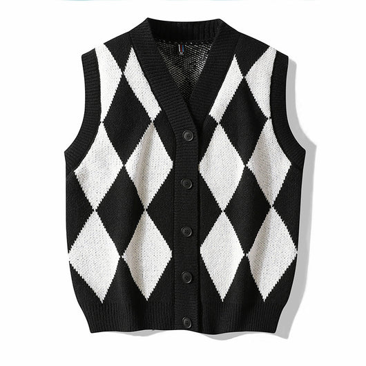 Chaleco de Lana V-Escote para Hombre - Comodidad Otoño e Invierno - Image 5