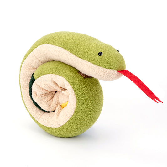 Juguete Olfativo Serpiente para Perros - Comedero Lento y Puzzle Interactivo