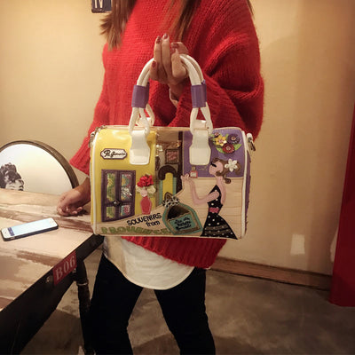 Bolso Boston de Cuero PU para Mujer - Diseño Creativo y Versátil - Image 6