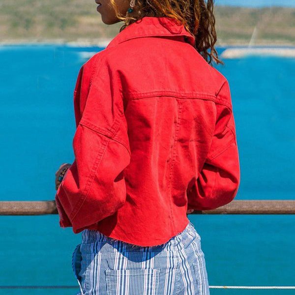Chaqueta de Mezclilla con Botones
