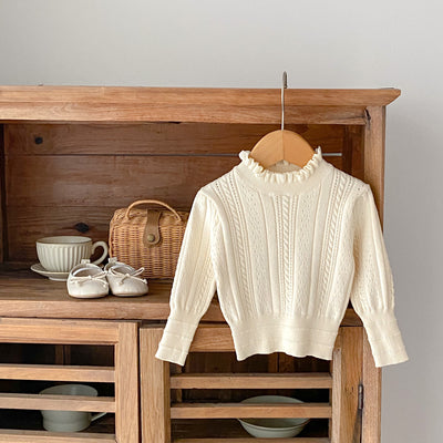 Blusa Tejida para Bebé Niña con Cuello Hueco y Detalle Stringy - Image 18