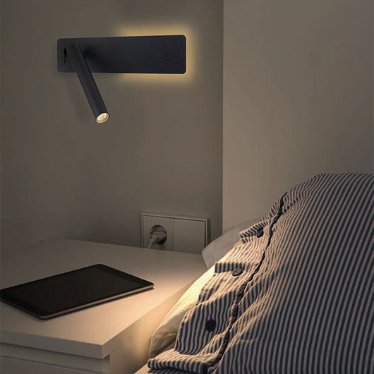 Panel Decorativo para Sala con Foco Orientable