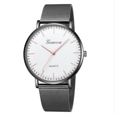 Reloj de Pulsera GENEVA Clásico para Hombre y Mujer - Acero Inoxidable Cuarzo - Image 2