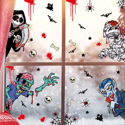 Pegatinas Decorativas de Halloween - Calabaza, Araña, Fantasma y Linterna - Image 7