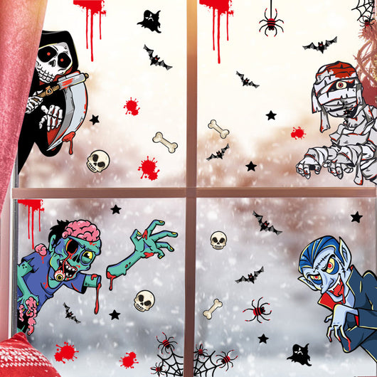 Pegatinas Decorativas de Halloween - Calabaza, Araña, Fantasma y Linterna - Image 7
