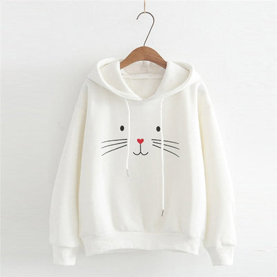 Sudadera con Capucha Gato Lindo para Estudiante - Otoño e Invierno - Image 5