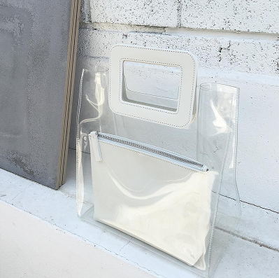 Bolsa de Playa Transparente PVC - Bolso Materno Versátil para Mamás Modernas - Image 6