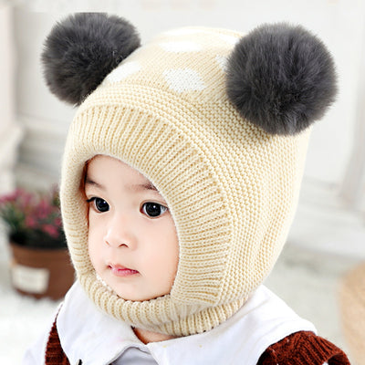 Gorro Infantil de Lana Estilo Coreano Trendy - Image 11
