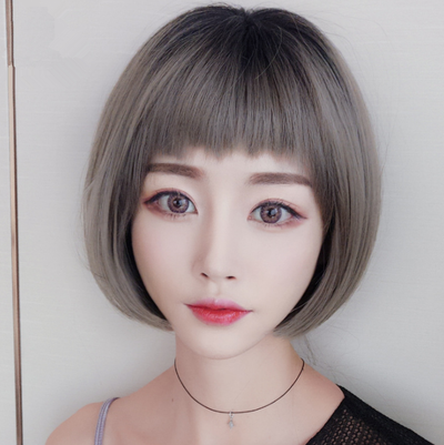 Peluca Bob Corta para Mujer - Cabello Sintético Elegante y Natural