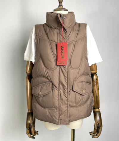 Chaleco Acolchado Down Cuello Alzado - Versátil y Moderno - Image 6