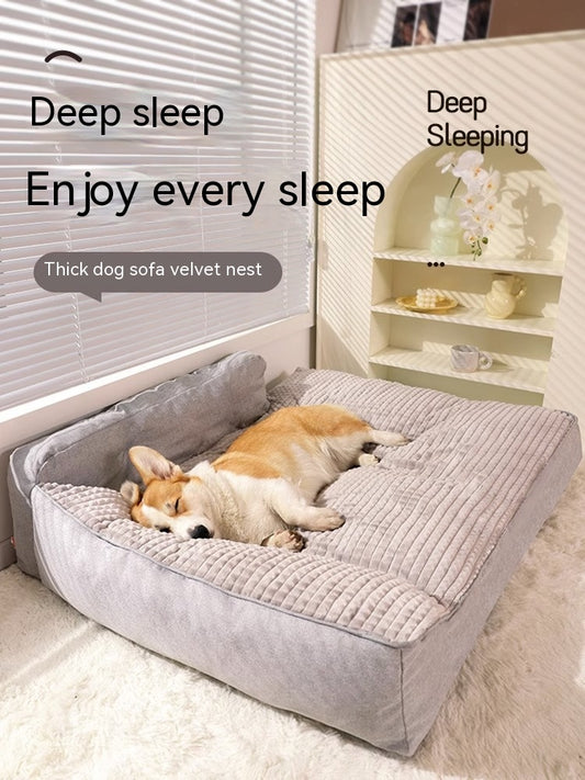 Colchoneta Ortopédica para Perros Grandes con Funda Removible y Lavable - Image 2